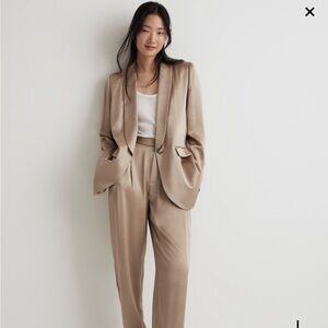 Maxwell Satin Oversized Blazer